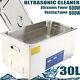 30l Digital Ultrasonic Cleaner Timer Heat Ultra Sonic Cleaning Stainless Tank