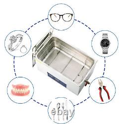 30L Digital Ultrasonic Cleaner Timer Heater Stainless Steel Bath Cleaning Tank
