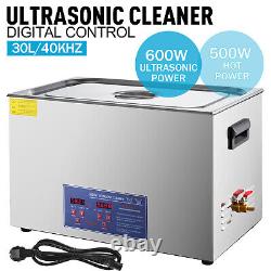 30L Digital Ultrasonic Cleaner Ultra Sonic Cleaning Tank Timer for Jewelry Watch
