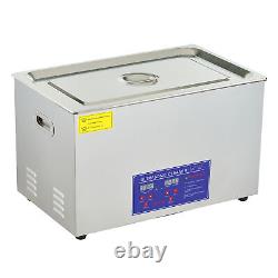 30L Digital Ultrasonic Cleaner with Heater Timer Washing Machine Stainless Steel