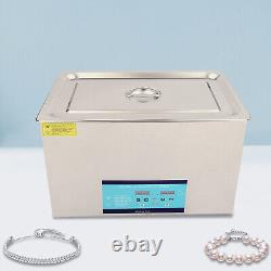 30L Rectangular Ultrasonic Cleaner Machine 304 Stainless Steel with Degassing