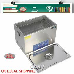 30L Stainless Digital Ultrasonic Cleaner Ultra Sonic Timer&Heater Bath Cleaning
