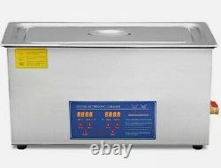 30L Stainless Steel Digital Ultrasonic Cleaner Sonic Cleaning Equipment Parts