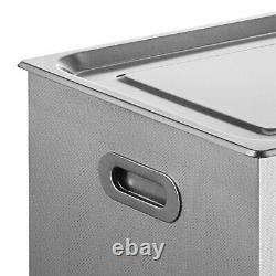 30L Stainless Ultrasonic Cleaner Ultra Sonic Bath Cleaning Tank Timer Heater UK