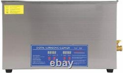 30L Ultrasonic Cleaner Stainless Steel Digital Bath Heater Timer Ultra Sonic
