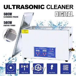 30l Digital Stainless Steel Ultrasonic Cleaner Ultra Sonic Wash Timer Heater Uk