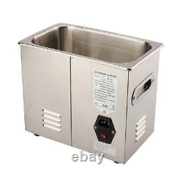 3L DIGITAL STAINLESS ULTRASONIC CLEANER ULTRA SONIC BATH TIMER HEATE With BASKET