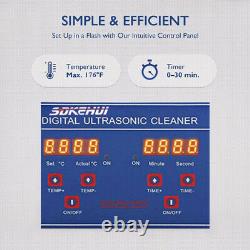 3L Stainless Cleaner Steel Cleaning Machine Digital Ultrasonic with Heater Timer