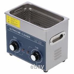 3L Ultrasonic Cleaner Knob Type Stainless Steel Cleaning Machine with Basket