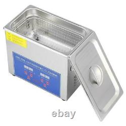 3L Ultrasonic Cleaner Ultra Sonic Cleaning Machine Stainless Tank Timer Heater