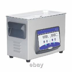 4.5L Household Ultrasonic Cleaner Stainless Steel Glasses Cleaning Machine US BY