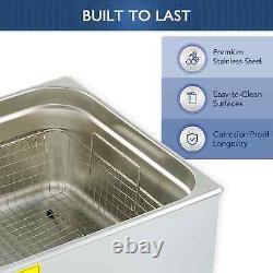 6.5L Digital Ultrasonic Cleaner Stainless Steel Cleaning Machine with Heater Timer
