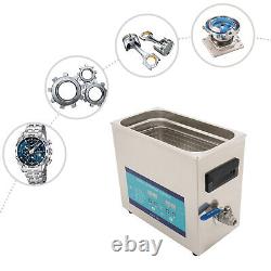 6.5L Digital Ultrasonic Cleaner Stainless Steel with Heater Timer Cleaning Machine