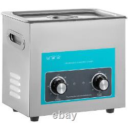 6.5L Ultrasonic Cleaner with Heater Timer Handle Eyeglasses Coins STREET PRICE