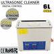 6l Digital Ultrasonic Cleaner Heater Stainless Steel Ultrasound Cleaning Machine