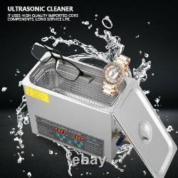 6L Digital Ultrasonic Cleaner Heater Stainless Steel Ultrasound Cleaning Machine