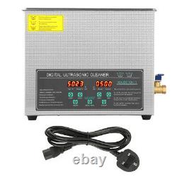 6L Digital Ultrasonic Cleaner Heater Stainless Steel Ultrasound Cleaning Machine