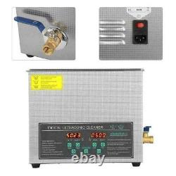 6L Double-frequency Digital Stainless Steel Ultrasonic Cleaner Machine Timer