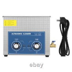 6L Stainless Steel Ultrasonic Cleaner Cleaning Tank Machine With Basket