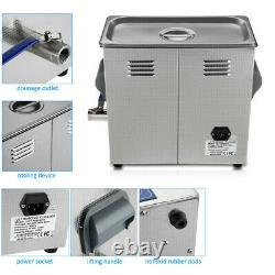 6L Stainless Ultrasonic Cleaner Digital Display Adjustable Ultra Sonic Cleaning