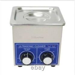 80 Degree Ultrasonic Cleaner Stainless Dental Jewelry 2L 80W Heater Timer qr