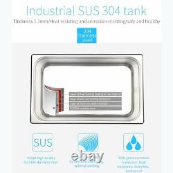 800ML Stainless Ultrasonic Cleaner Ultra Sonic Bath Cleaning Timer Tank Degas