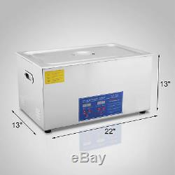 Best 30L Ultrasonic Cleaner Stainless Steel With Timer & Heater Digital Control