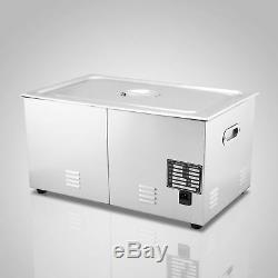 Best 30L Ultrasonic Cleaner Stainless Steel With Timer & Heater Digital Control