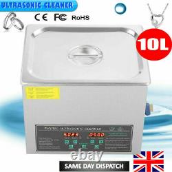 CE 10L Double-frequency Digital Stainless Steel Ultrasonic Cleaner Machine Timer