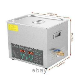 CE 10L Double-frequency Digital Stainless Steel Ultrasonic Cleaner Machine Timer