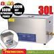 Ce Steel Ultrasonic Cleaner Ultra Sonic Bath Cleaning Tank Timer Heater Cleaning