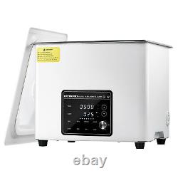 CREWORKS 10L Digital Ultrasonic Cleaner with Control Panel LED Display for Home