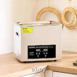CREWORKS 10L Digital Ultrasonic Cleaner with Timer Heater for Retainer Jewellery
