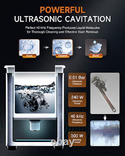 CREWORKS 10L Ultrasonic Parts Cleaner Professional Digital Ultrasonic Cleaner