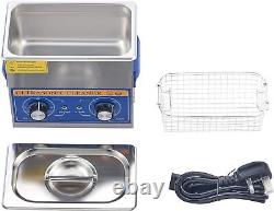 CREWORKS 3.2L Ultrasonic Cleaner with Heater and Timer, 120W Stainless Steel Ul