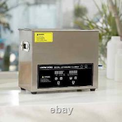 CREWORKS 30L Ultrasonic Cleaner Machine with Heater Timer for Glasses Retainer