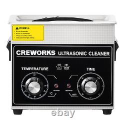 CREWORKS 3L Ultrasonic Cleaner 120W Ultrasonic Washing Machine w Heater & Timer