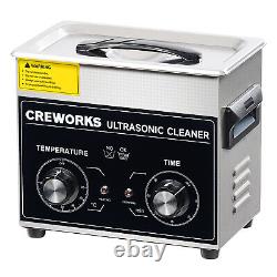 CREWORKS 3L Ultrasonic Cleaner with Heater & Timer 120W Ultrasonic Washing Machine