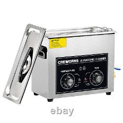 CREWORKS 6L Ultrasonic Cleaner 180W Ultrasound Cleaning Machine for Lab Tool