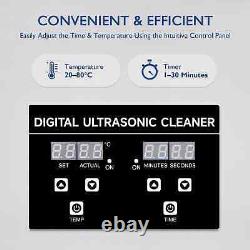 CREWORKS 6L Ultrasonic Cleaner with Heater Timer for Jewellery Circuit Board Toy