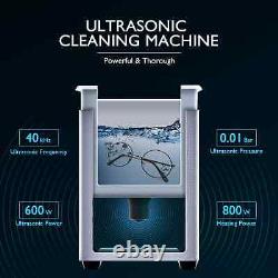 CREWORKS Digital Ultrasonic Cleaner 30L Ultrasonic Cleaning Tank Timer Heater