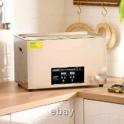 CREWORKS Professional 30L Digital Ultrasonic Cleaner Stainless Steel Bath Heater
