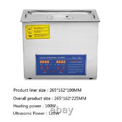 Cleaner Digital Timer Ultrasonic Cleaner Machine Stainless 3 / 6 / 10 / 15 / 30L