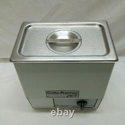 Cole-Parmer 08895-12 Ultrasonic Cleaner, Jewelry or Lab, Stainless Steel, 60 Min