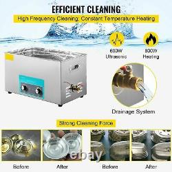 Compact High Capacity Ultrasonic Stainless Steel Cleaner