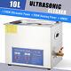 Digital 10l Ultrasonic Cleaner Timer Stainless Steel Cotainer