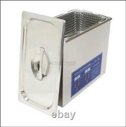 Digital 6.5L Dental Jewelry Stainless Ultrasonic Cleaner New Heater Timer hx