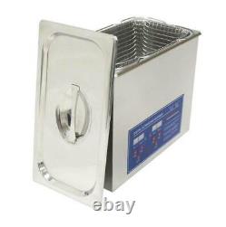 Digital 6L Dental Jewelry Stainless Ultrasonic Cleaner heater timer 110/220v t
