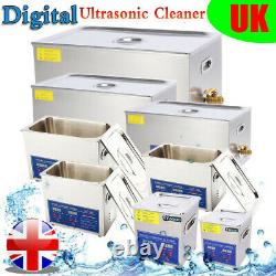Digital Stainless Steel Ultrasonic Cleaner Ultra Sonic Bath Wash Timer Heater