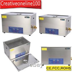 Digital Stainless Steel Ultrasonic Ultra Cleaner Bath with Tank Timer & Heater